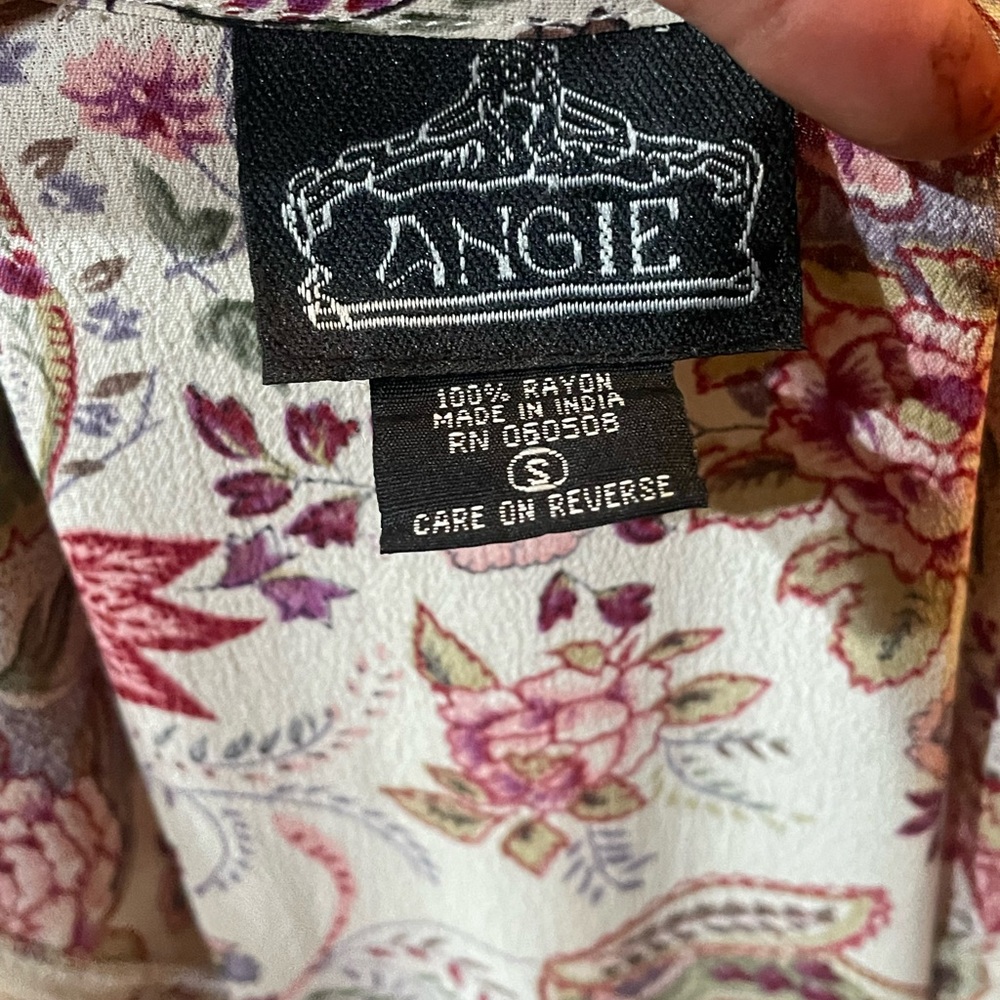 Vintage Floral Paisley Women's Dress - Picture 4 of 4